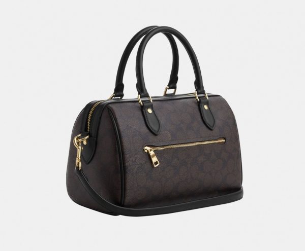COACH Rowan Satchel Bag In Signature Canvas - Image 2