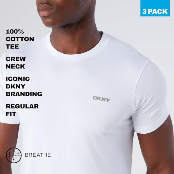 DKNY Men's T-Shirts (Pack of 3) - Image 3