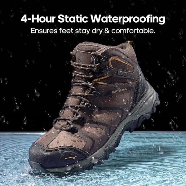 NORTIV 8 Men's Ankle High Waterproof Boots - Image 4
