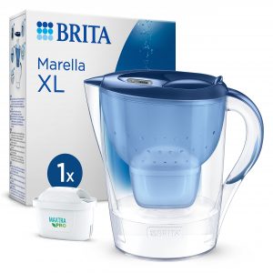 BRITA Marella XL Water Filter Jug Blue (3.5L) incl. 1x MAXTRA PRO Pure Performance Cartridge