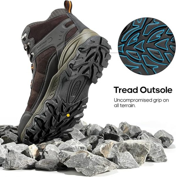 NORTIV 8 Men's Ankle High Waterproof Boots - Image 3