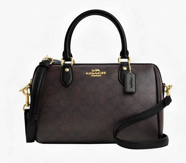 COACH Rowan Satchel Bag In Signature Canvas