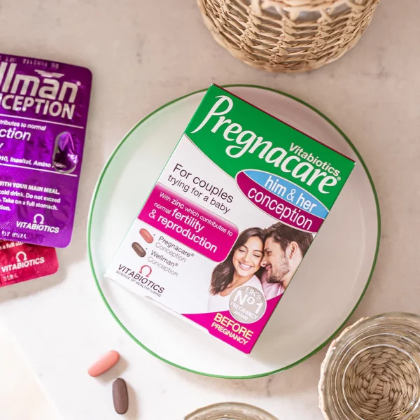 Pregnacare Him & Her Conception Tablets - x30 Pregnacare x30 Wellman - Image 3