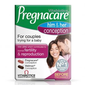 Pregnacare Him & Her Conception Tablets - x30 Pregnacare x30 Wellman