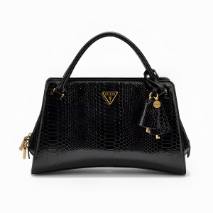 GUESS Georgina Python-Print Handbag