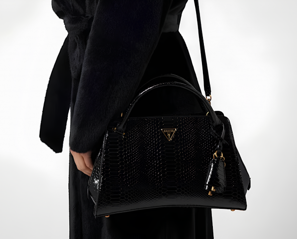 GUESS Georgina Python-Print Handbag - Image 3
