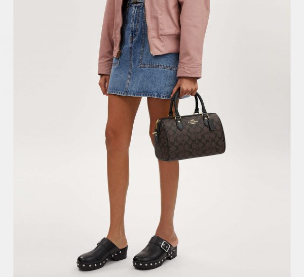 COACH Rowan Satchel Bag In Signature Canvas - Image 4