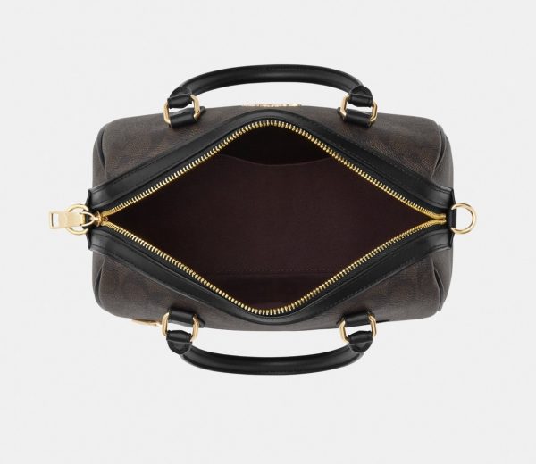 COACH Rowan Satchel Bag In Signature Canvas - Image 3