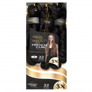 Cherish/Spiral French Curl 22'' Inch - 3 Pack