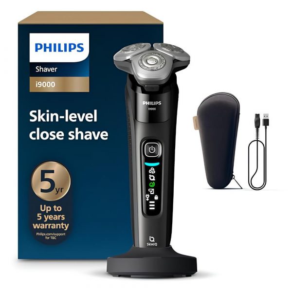 Philips Shaver i9000 Wet & Dry Electric Shaver, Triple Lift & Cut System