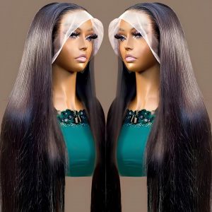 100% Brazilian Straight Human Hair, 360 Lace Wig, 200 Density